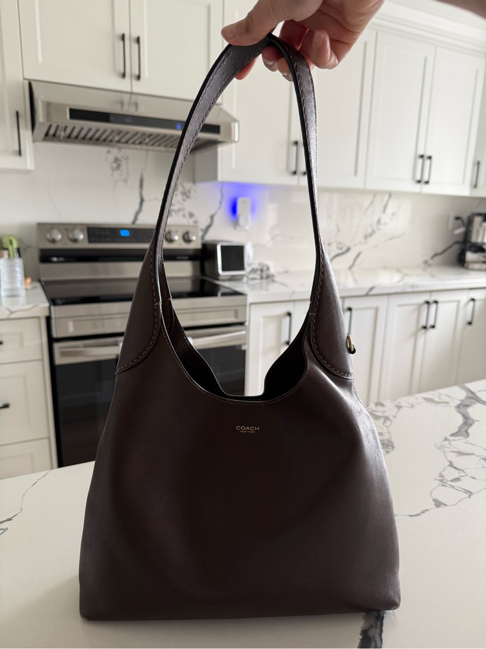 Coach Brooklyn 28 Bag in Maple - Picture 3 of 7